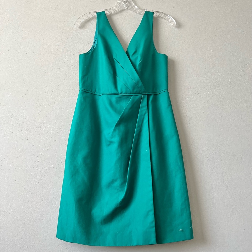 J Crew Teal Sleeveless Dress